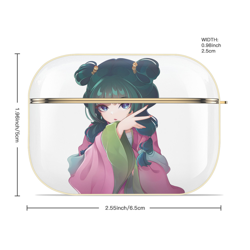 薬屋のひとりごと The Apothecary Diaries 【AirPods Pro用】ハードシェル保護ケース｜耐衝撃・防指紋・カラビナ付き商品仕様