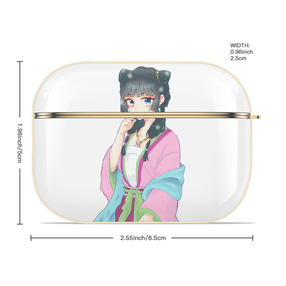 薬屋のひとりごと The Apothecary Diaries 【AirPods Pro用】ハードシェル保護ケース｜耐衝撃・防指紋・カラビナ付き商品仕様
