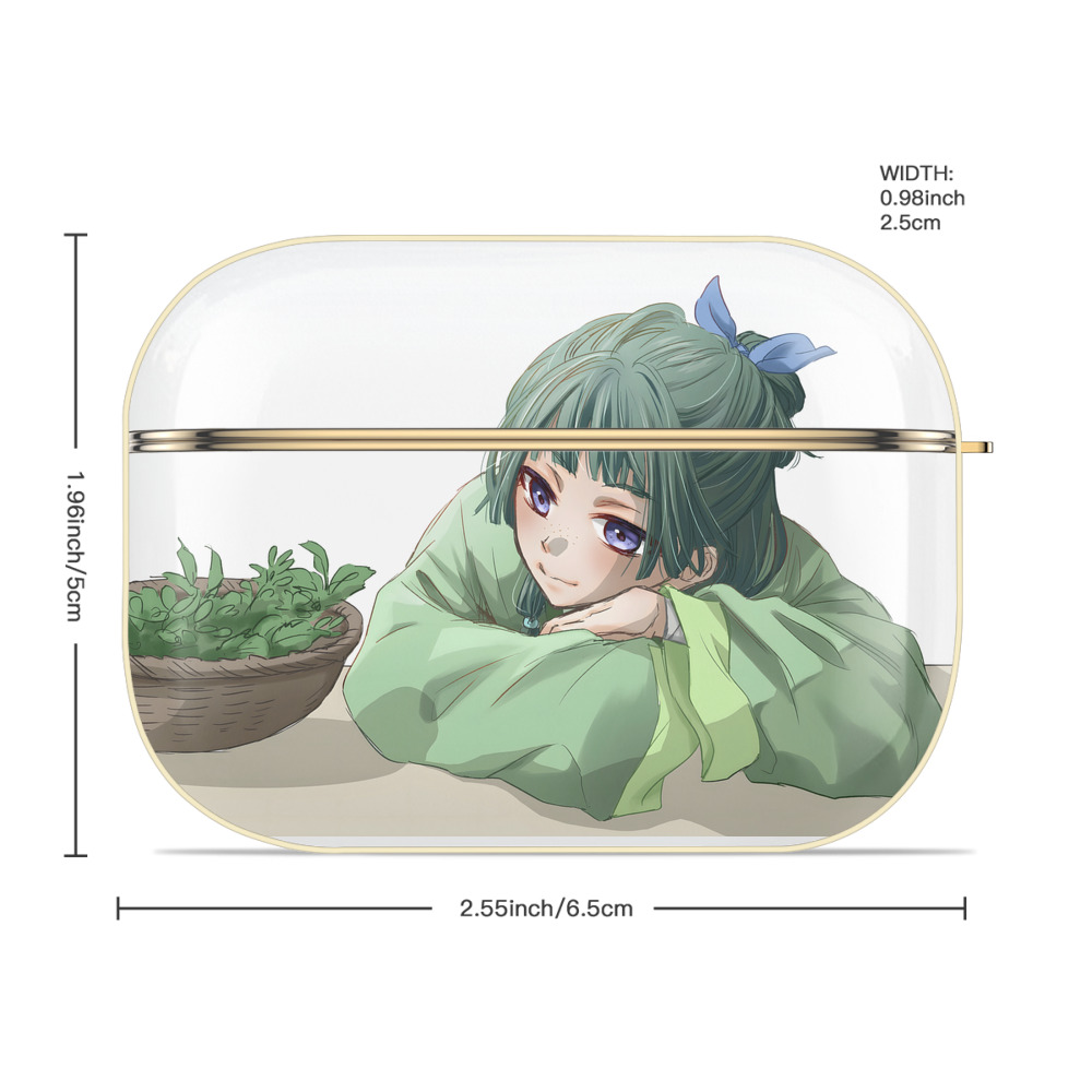 薬屋のひとりごと The Apothecary Diaries 【AirPods Pro用】ハードシェル保護ケース｜耐衝撃・防指紋・カラビナ付き商品仕様