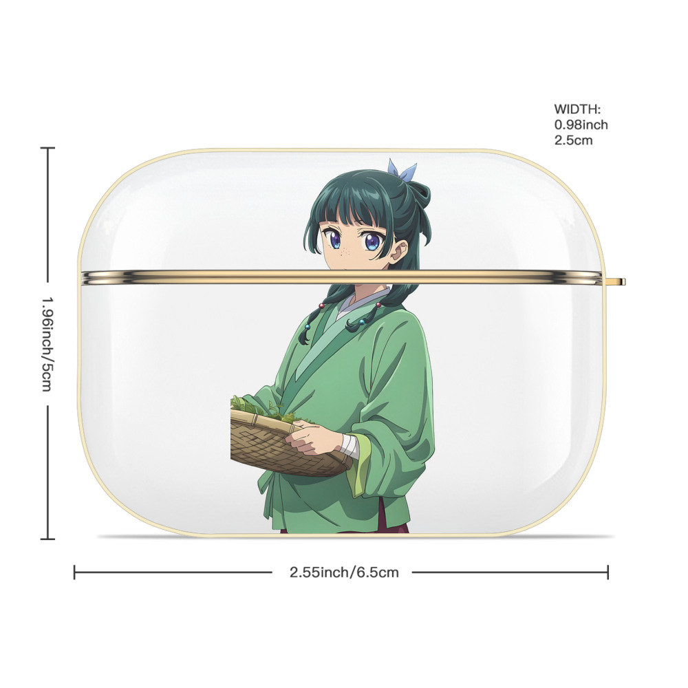 薬屋のひとりごと The Apothecary Diaries 【AirPods Pro用】ハードシェル保護ケース｜耐衝撃・防指紋・カラビナ付き商品仕様