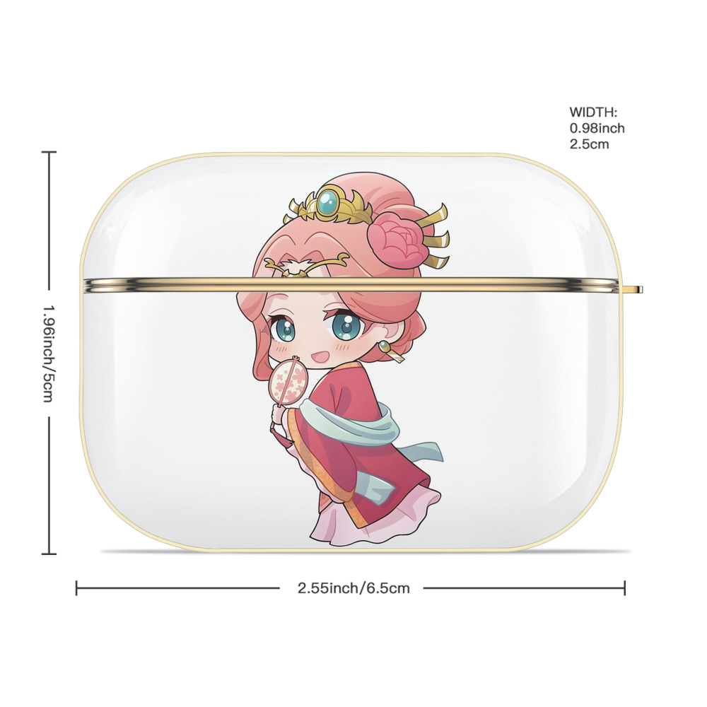 薬屋のひとりごと The Apothecary Diaries 【AirPods Pro用】ハードシェル保護ケース｜耐衝撃・防指紋・カラビナ付き商品仕様