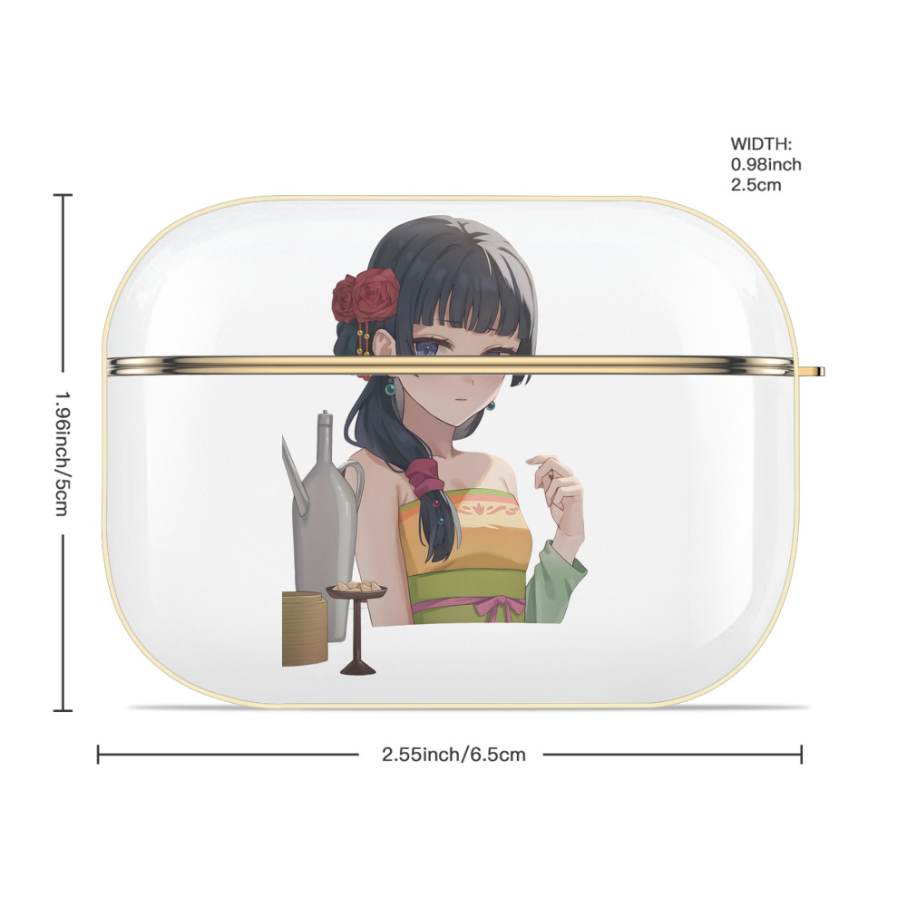 薬屋のひとりごと The Apothecary Diaries 【AirPods Pro用】ハードシェル保護ケース｜耐衝撃・防指紋・カラビナ付き商品仕様