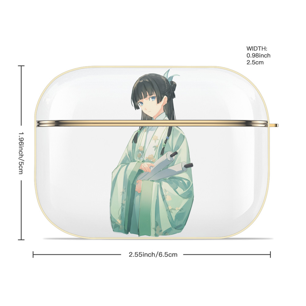 薬屋のひとりごと The Apothecary Diaries 【AirPods Pro用】ハードシェル保護ケース｜耐衝撃・防指紋・カラビナ付き商品仕様