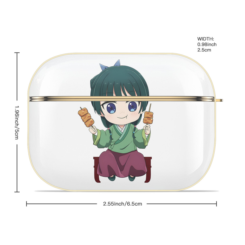 薬屋のひとりごと The Apothecary Diaries 【AirPods Pro用】ハードシェル保護ケース｜耐衝撃・防指紋・カラビナ付き商品仕様