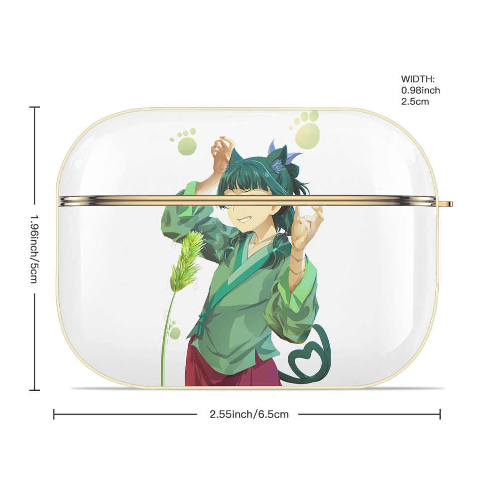薬屋のひとりごと The Apothecary Diaries 【AirPods Pro用】ハードシェル保護ケース｜耐衝撃・防指紋・カラビナ付き商品仕様
