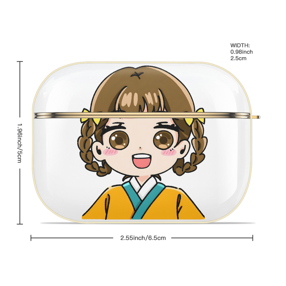 薬屋のひとりごと The Apothecary Diaries 【AirPods Pro用】ハードシェル保護ケース｜耐衝撃・防指紋・カラビナ付き商品仕様