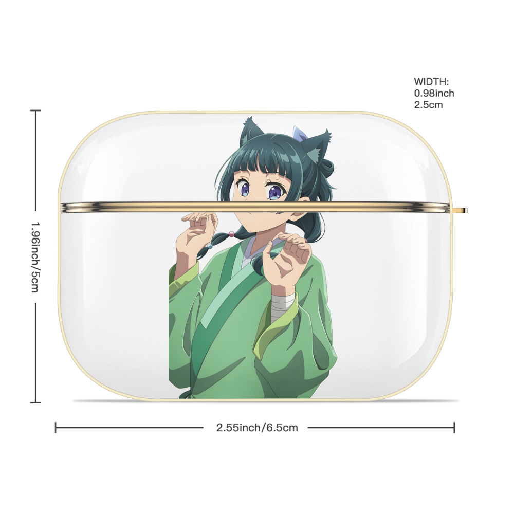 薬屋のひとりごと The Apothecary Diaries 【AirPods Pro用】ハードシェル保護ケース｜耐衝撃・防指紋・カラビナ付き商品仕様
