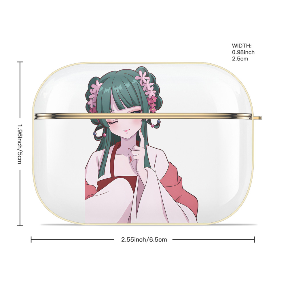 薬屋のひとりごと The Apothecary Diaries 【AirPods Pro用】ハードシェル保護ケース｜耐衝撃・防指紋・カラビナ付き商品仕様