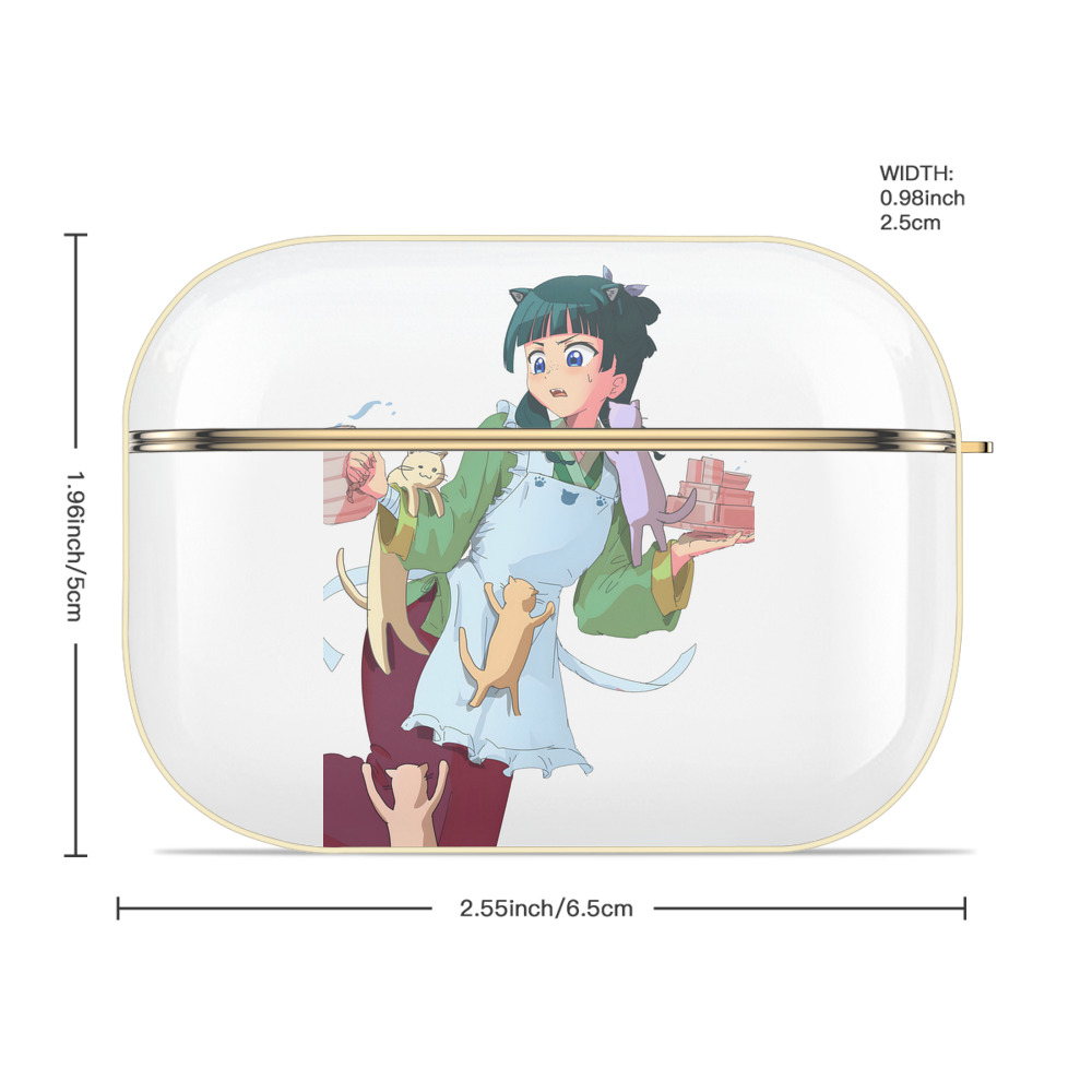 薬屋のひとりごと The Apothecary Diaries 【AirPods Pro用】ハードシェル保護ケース｜耐衝撃・防指紋・カラビナ付き商品仕様