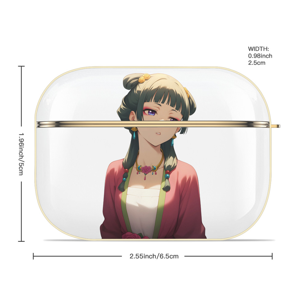 薬屋のひとりごと The Apothecary Diaries 【AirPods Pro用】ハードシェル保護ケース｜耐衝撃・防指紋・カラビナ付き商品仕様