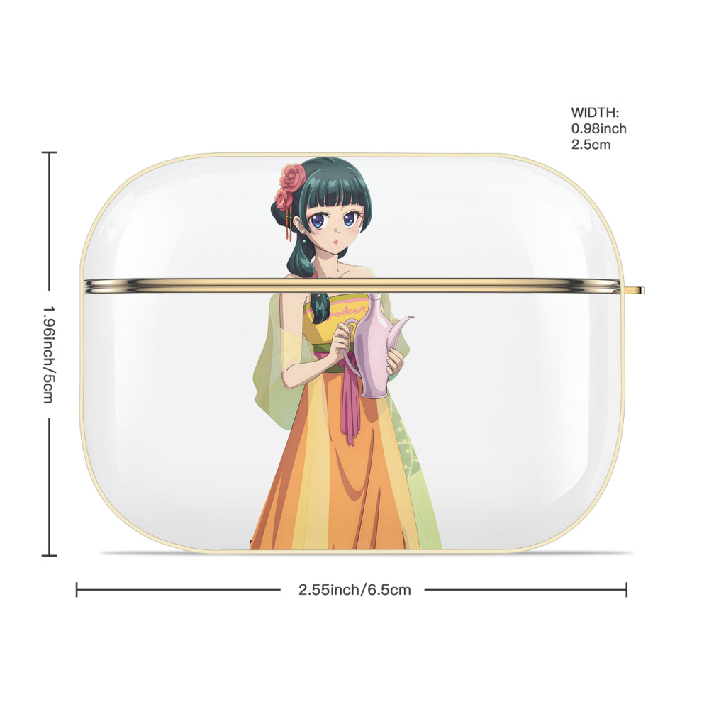 薬屋のひとりごと The Apothecary Diaries 【AirPods Pro用】ハードシェル保護ケース｜耐衝撃・防指紋・カラビナ付き商品仕様