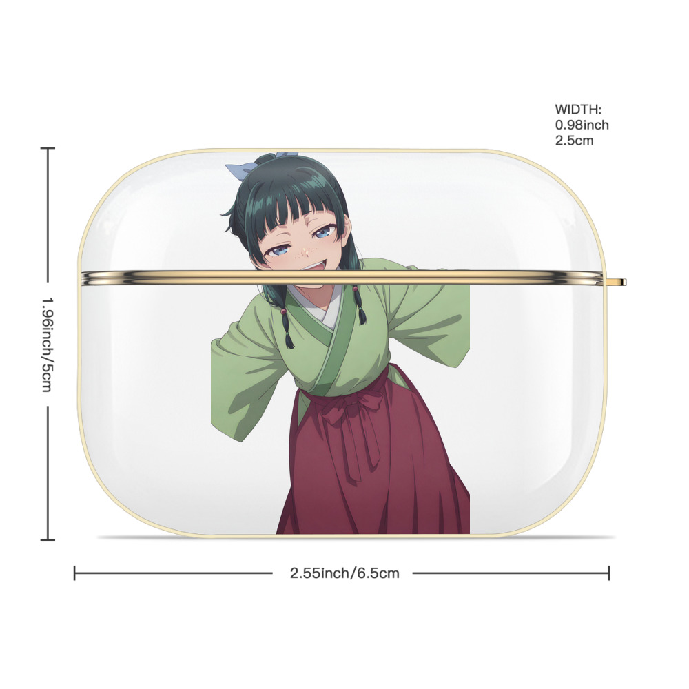 薬屋のひとりごと The Apothecary Diaries 【AirPods Pro用】ハードシェル保護ケース｜耐衝撃・防指紋・カラビナ付き商品仕様