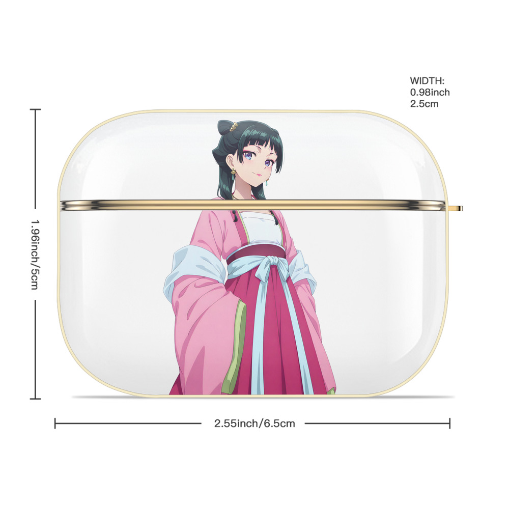 薬屋のひとりごと The Apothecary Diaries 【AirPods Pro用】ハードシェル保護ケース｜耐衝撃・防指紋・カラビナ付き商品仕様