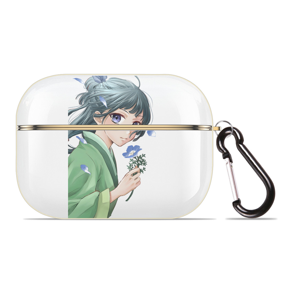 （画像用） 薬屋のひとりごと The Apothecary Diaries 【AirPods Pro用】ハードシェル保護ケース｜耐衝撃・防指紋・カラビナ付き商品仕様