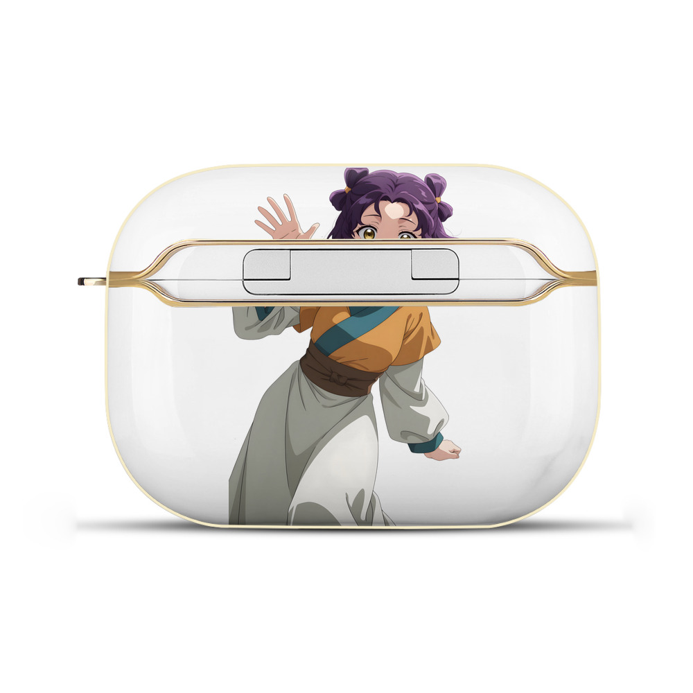 （画像用） 薬屋のひとりごと The Apothecary Diaries 【AirPods Pro用】ハードシェル保護ケース｜耐衝撃・防指紋・カラビナ付き商品仕様