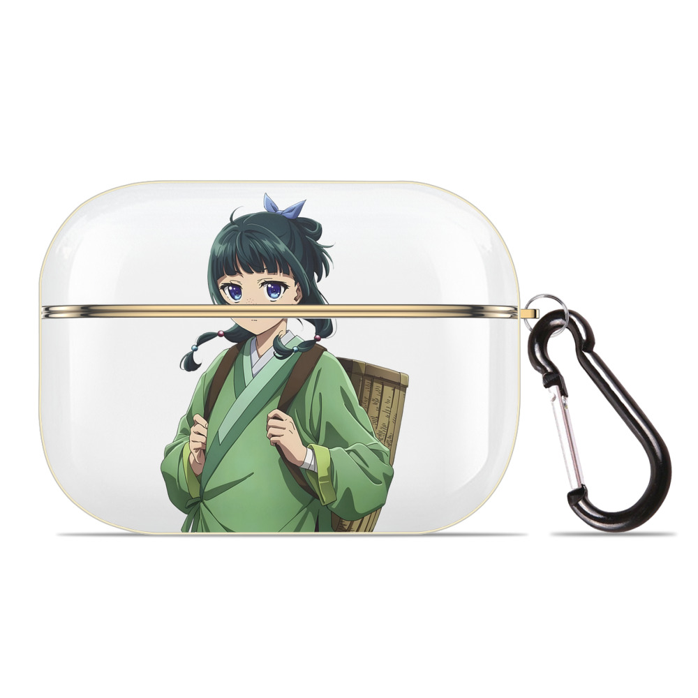 （画像用） 薬屋のひとりごと The Apothecary Diaries 【AirPods Pro用】ハードシェル保護ケース｜耐衝撃・防指紋・カラビナ付き商品仕様
