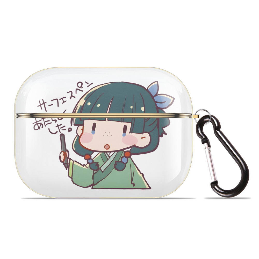 （画像用） 薬屋のひとりごと The Apothecary Diaries 【AirPods Pro用】ハードシェル保護ケース｜耐衝撃・防指紋・カラビナ付き商品仕様
