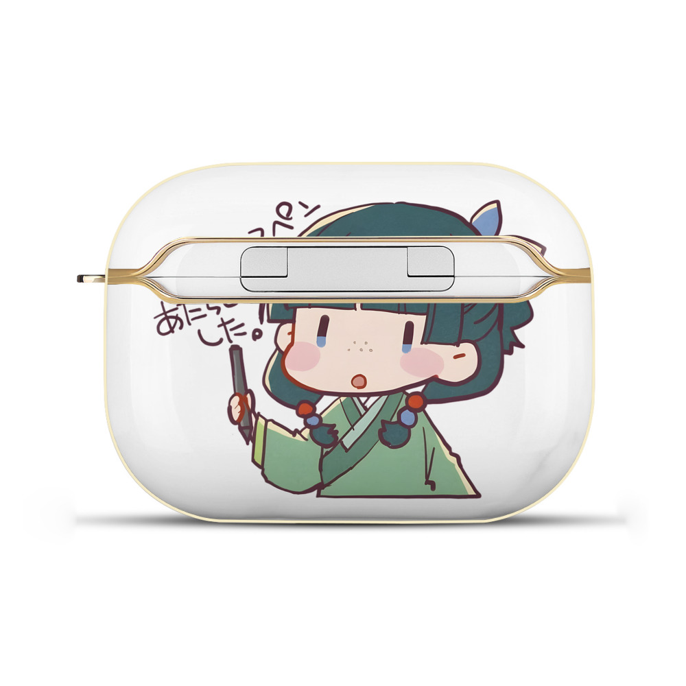 （画像用） 薬屋のひとりごと The Apothecary Diaries 【AirPods Pro用】ハードシェル保護ケース｜耐衝撃・防指紋・カラビナ付き商品仕様
