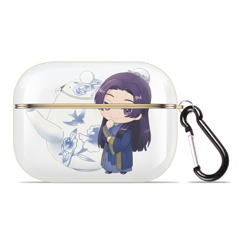 薬屋のひとりごと The Apothecary Diaries 【AirPods Pro用】ハードシェル保護ケース｜耐衝撃・防指紋・カラビナ付き商品仕様