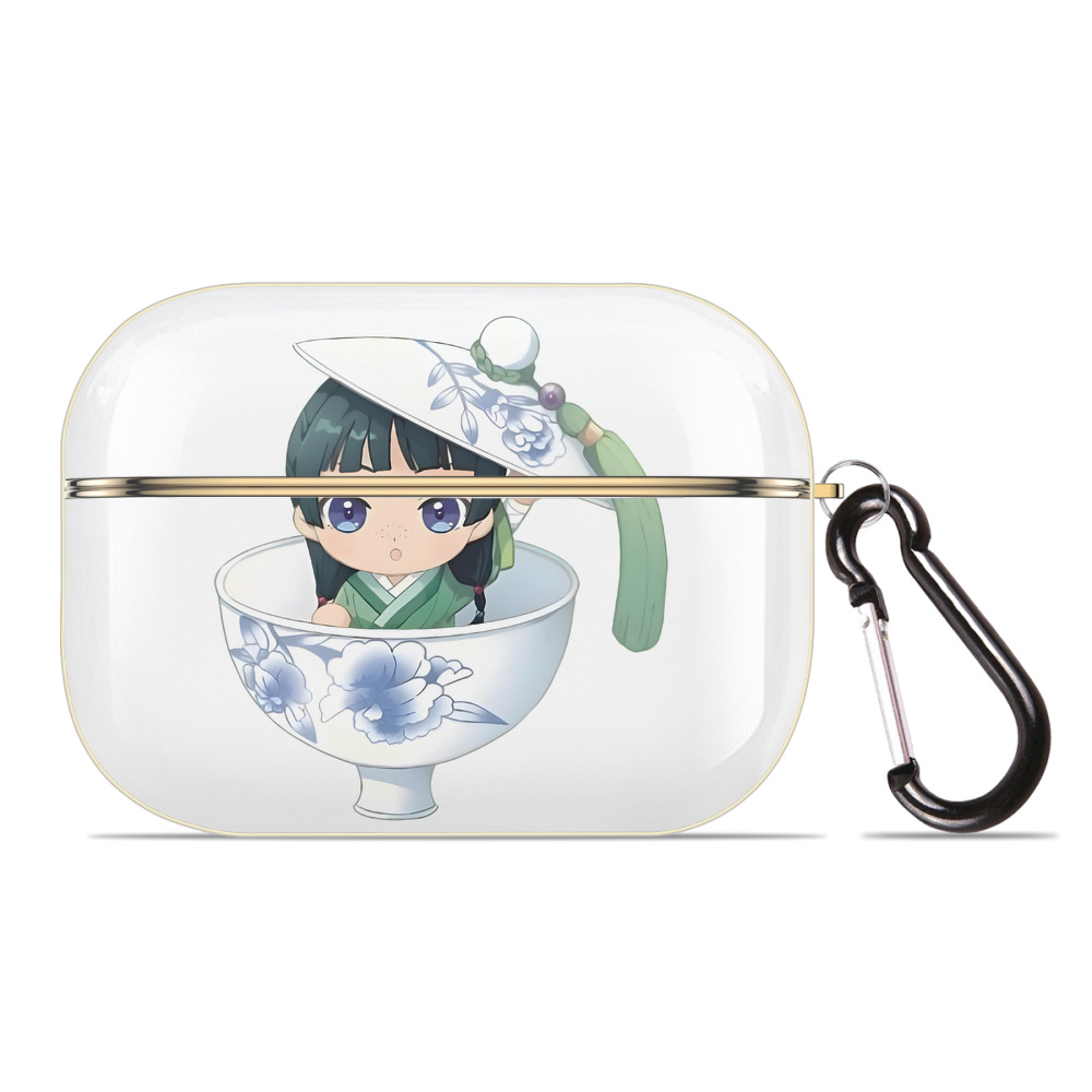 薬屋のひとりごと The Apothecary Diaries 【AirPods Pro用】ハードシェル保護ケース｜耐衝撃・防指紋・カラビナ付き商品仕様