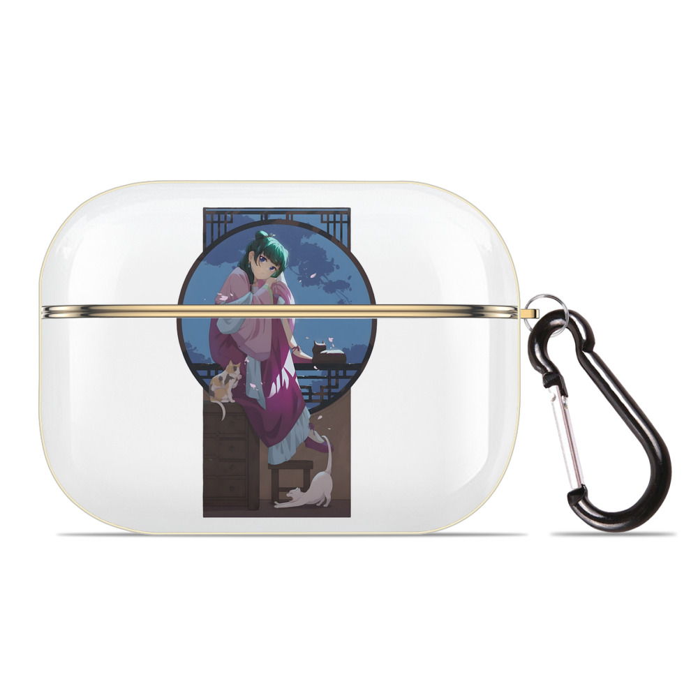 薬屋のひとりごと The Apothecary Diaries 【AirPods Pro用】ハードシェル保護ケース｜耐衝撃・防指紋・カラビナ付き商品仕様