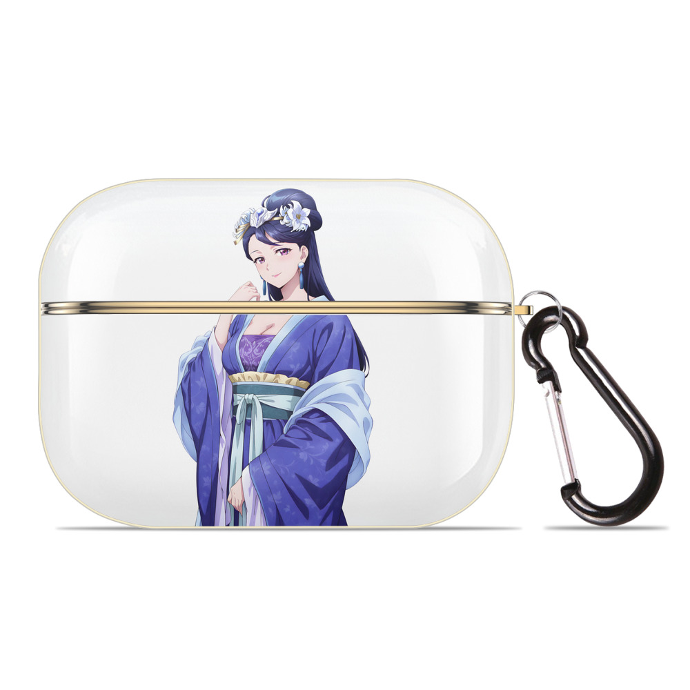 （画像用） 薬屋のひとりごと The Apothecary Diaries 【AirPods Pro用】ハードシェル保護ケース｜耐衝撃・防指紋・カラビナ付き商品仕様
