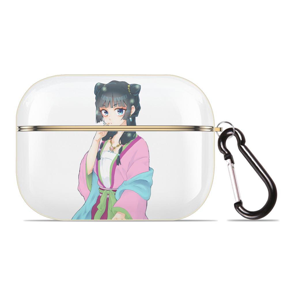 （画像用） 薬屋のひとりごと The Apothecary Diaries 【AirPods Pro用】ハードシェル保護ケース｜耐衝撃・防指紋・カラビナ付き商品仕様