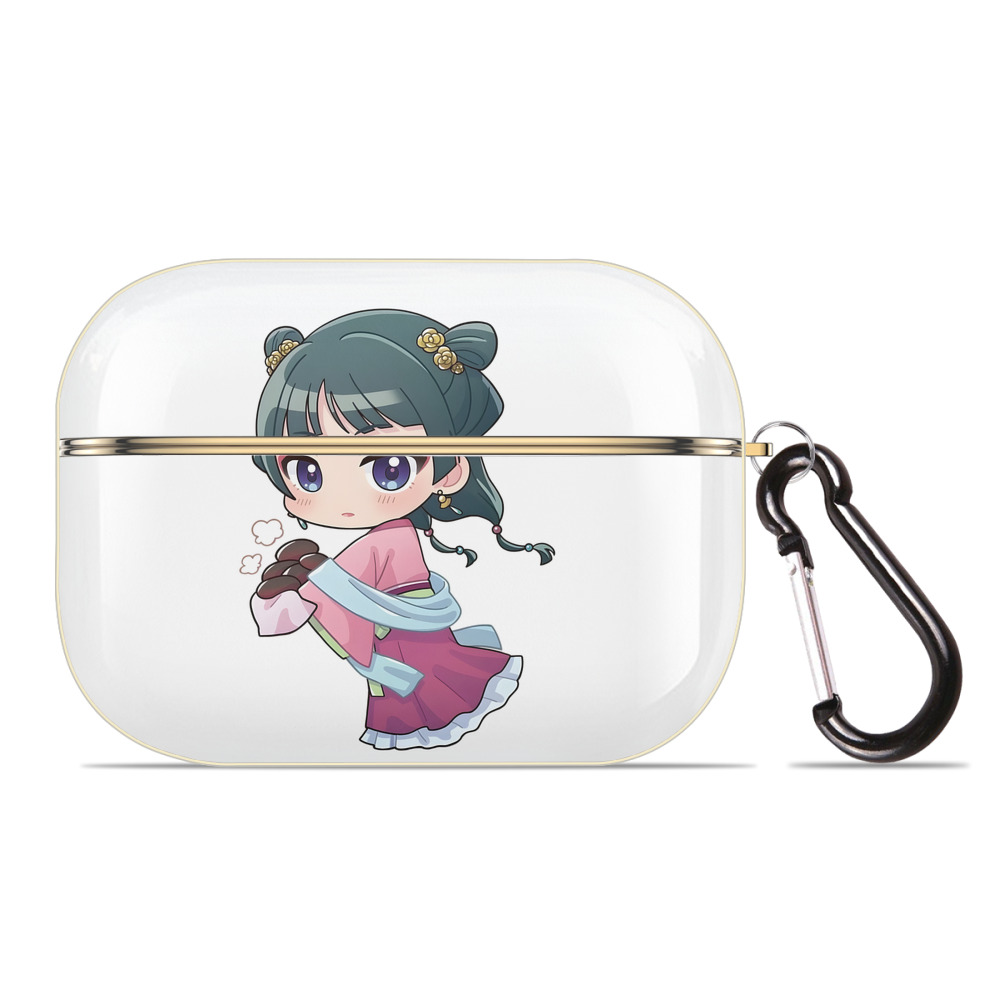 薬屋のひとりごと The Apothecary Diaries 【AirPods Pro用】ハードシェル保護ケース｜耐衝撃・防指紋・カラビナ付き商品仕様