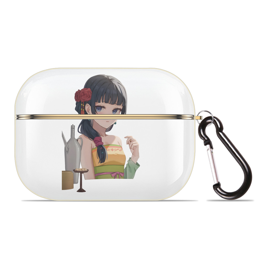 薬屋のひとりごと The Apothecary Diaries 【AirPods Pro用】ハードシェル保護ケース｜耐衝撃・防指紋・カラビナ付き商品仕様