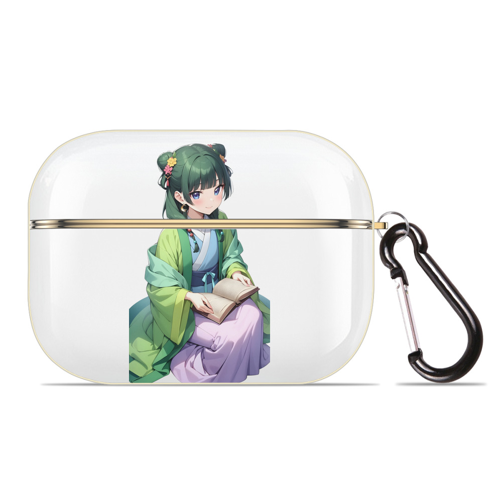 薬屋のひとりごと The Apothecary Diaries 【AirPods Pro用】ハードシェル保護ケース｜耐衝撃・防指紋・カラビナ付き商品仕様