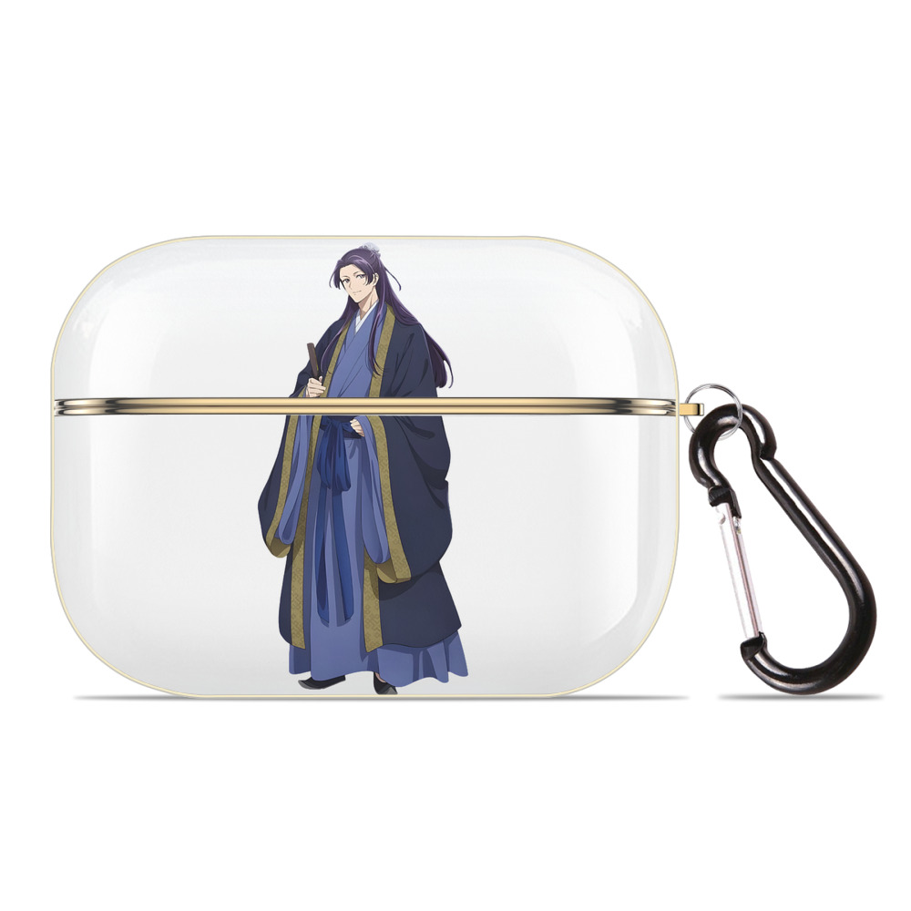 （画像用） 薬屋のひとりごと The Apothecary Diaries 【AirPods Pro用】ハードシェル保護ケース｜耐衝撃・防指紋・カラビナ付き商品仕様