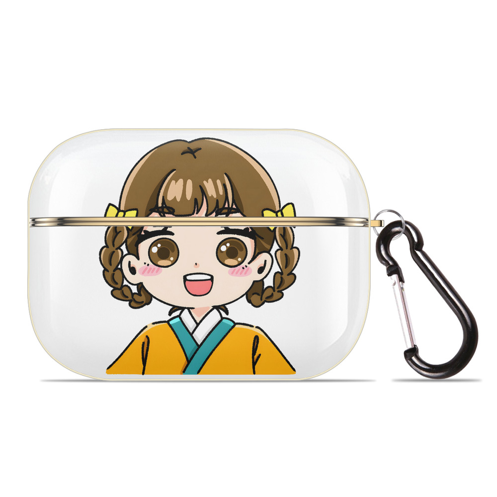 薬屋のひとりごと The Apothecary Diaries 【AirPods Pro用】ハードシェル保護ケース｜耐衝撃・防指紋・カラビナ付き商品仕様
