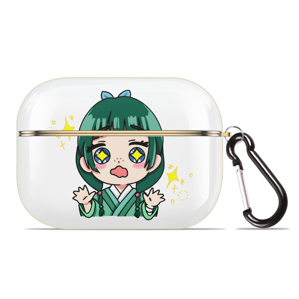 薬屋のひとりごと The Apothecary Diaries 【AirPods Pro用】ハードシェル保護ケース｜耐衝撃・防指紋・カラビナ付き商品仕様