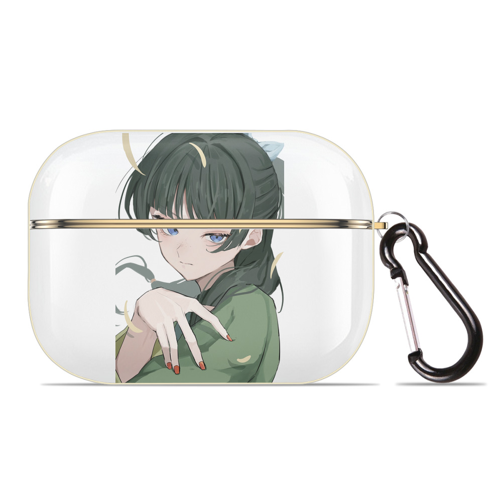 （画像用） 薬屋のひとりごと The Apothecary Diaries 【AirPods Pro用】ハードシェル保護ケース｜耐衝撃・防指紋・カラビナ付き商品仕様