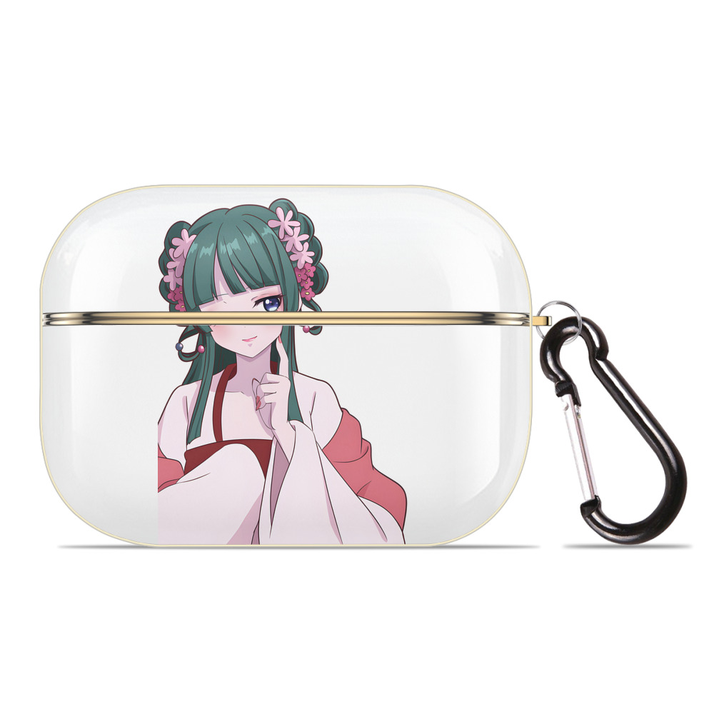 （画像用） 薬屋のひとりごと The Apothecary Diaries 【AirPods Pro用】ハードシェル保護ケース｜耐衝撃・防指紋・カラビナ付き商品仕様