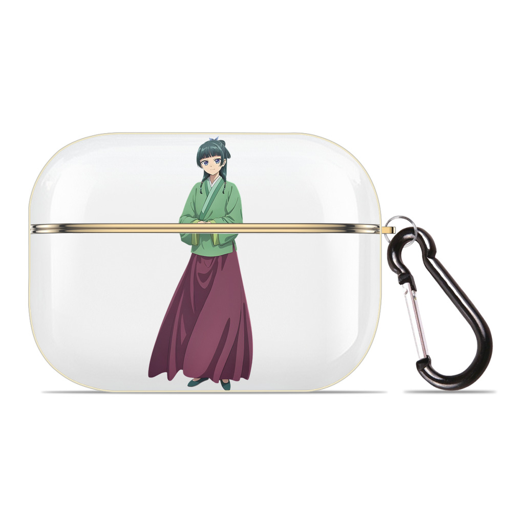 （画像用） 薬屋のひとりごと The Apothecary Diaries 【AirPods Pro用】ハードシェル保護ケース｜耐衝撃・防指紋・カラビナ付き商品仕様