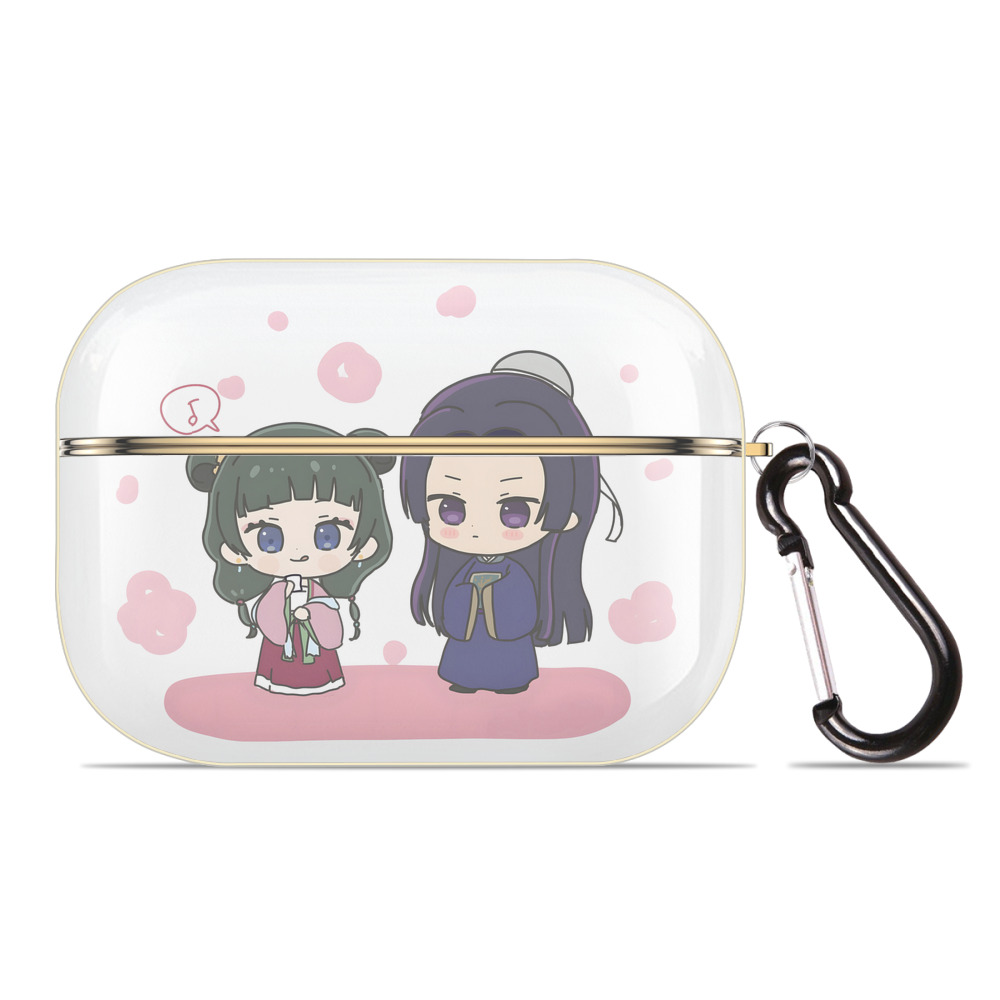（画像用） 薬屋のひとりごと The Apothecary Diaries 【AirPods Pro用】ハードシェル保護ケース｜耐衝撃・防指紋・カラビナ付き商品仕様