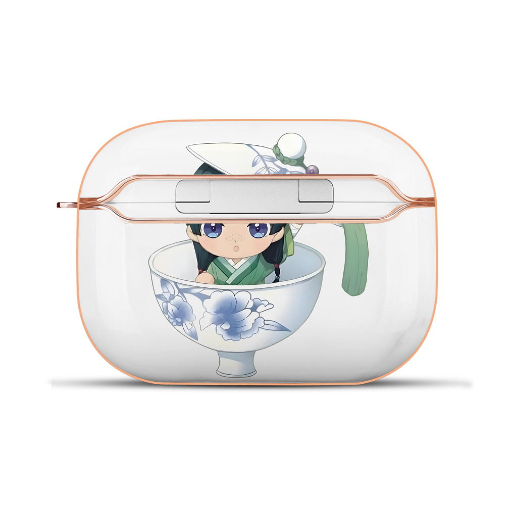 （画像用） 薬屋のひとりごと The Apothecary Diaries 【AirPods Pro用】ハードシェル保護ケース｜耐衝撃・防指紋・カラビナ付き商品仕様