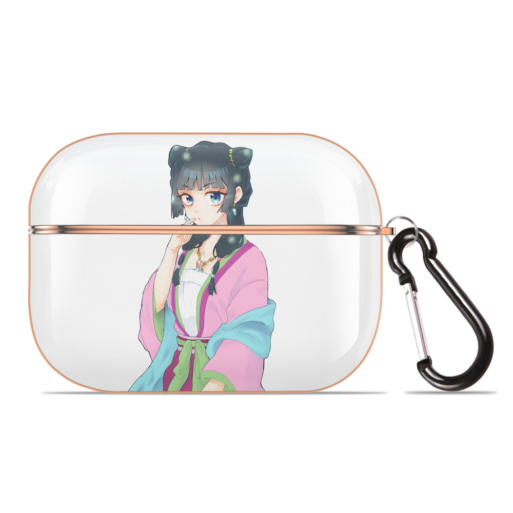 （画像用） 薬屋のひとりごと The Apothecary Diaries 【AirPods Pro用】ハードシェル保護ケース｜耐衝撃・防指紋・カラビナ付き商品仕様