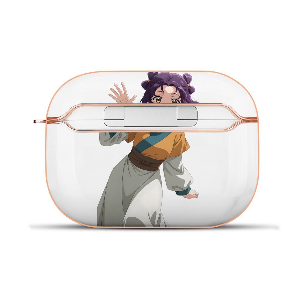（画像用） 薬屋のひとりごと The Apothecary Diaries 【AirPods Pro用】ハードシェル保護ケース｜耐衝撃・防指紋・カラビナ付き商品仕様