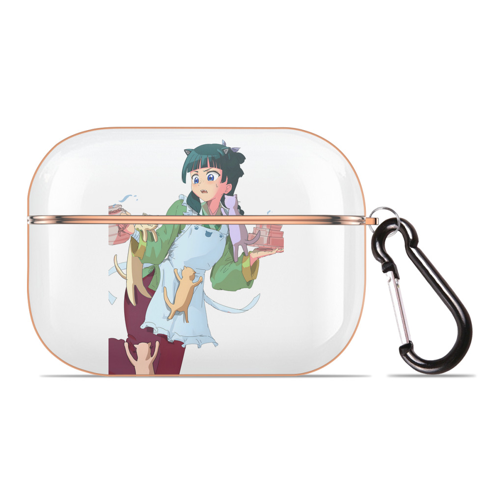 （画像用） 薬屋のひとりごと The Apothecary Diaries 【AirPods Pro用】ハードシェル保護ケース｜耐衝撃・防指紋・カラビナ付き商品仕様