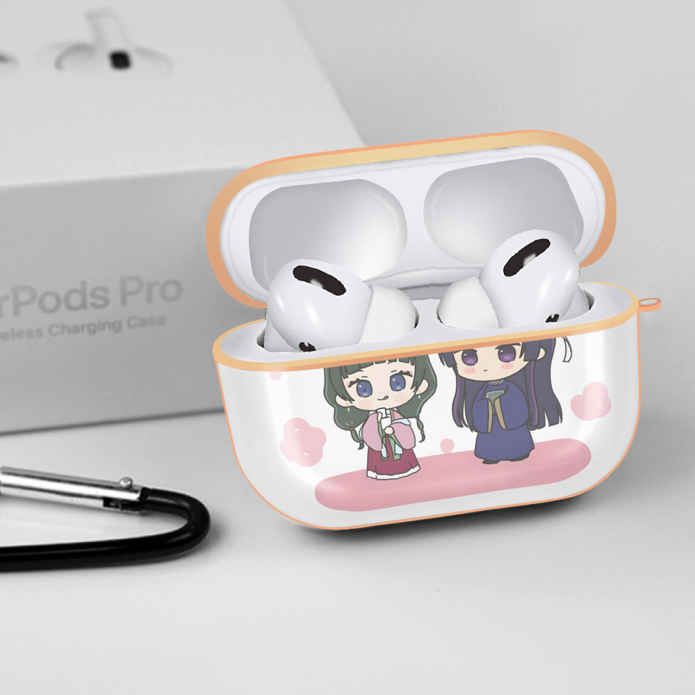 薬屋のひとりごと The Apothecary Diaries 【AirPods Pro用】ハードシェル保護ケース｜耐衝撃・防指紋・カラビナ付き商品仕様