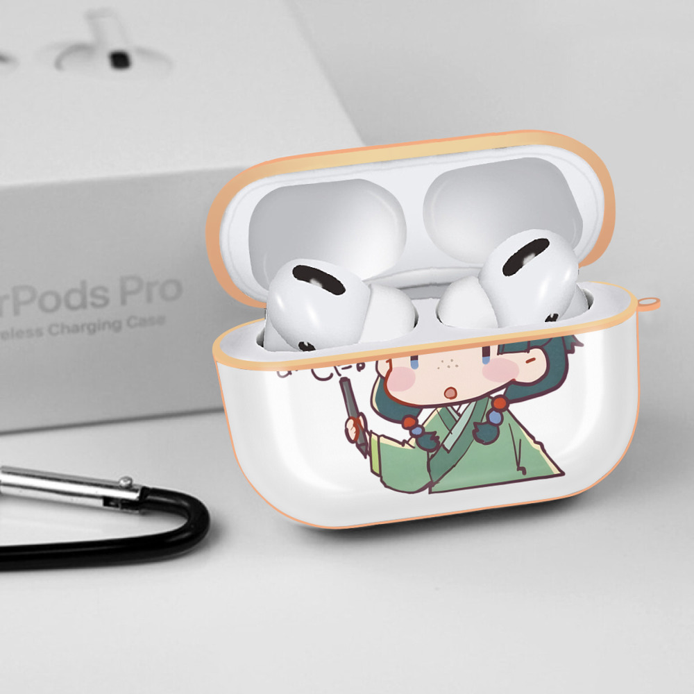 薬屋のひとりごと The Apothecary Diaries 【AirPods Pro用】ハードシェル保護ケース｜耐衝撃・防指紋・カラビナ付き商品仕様