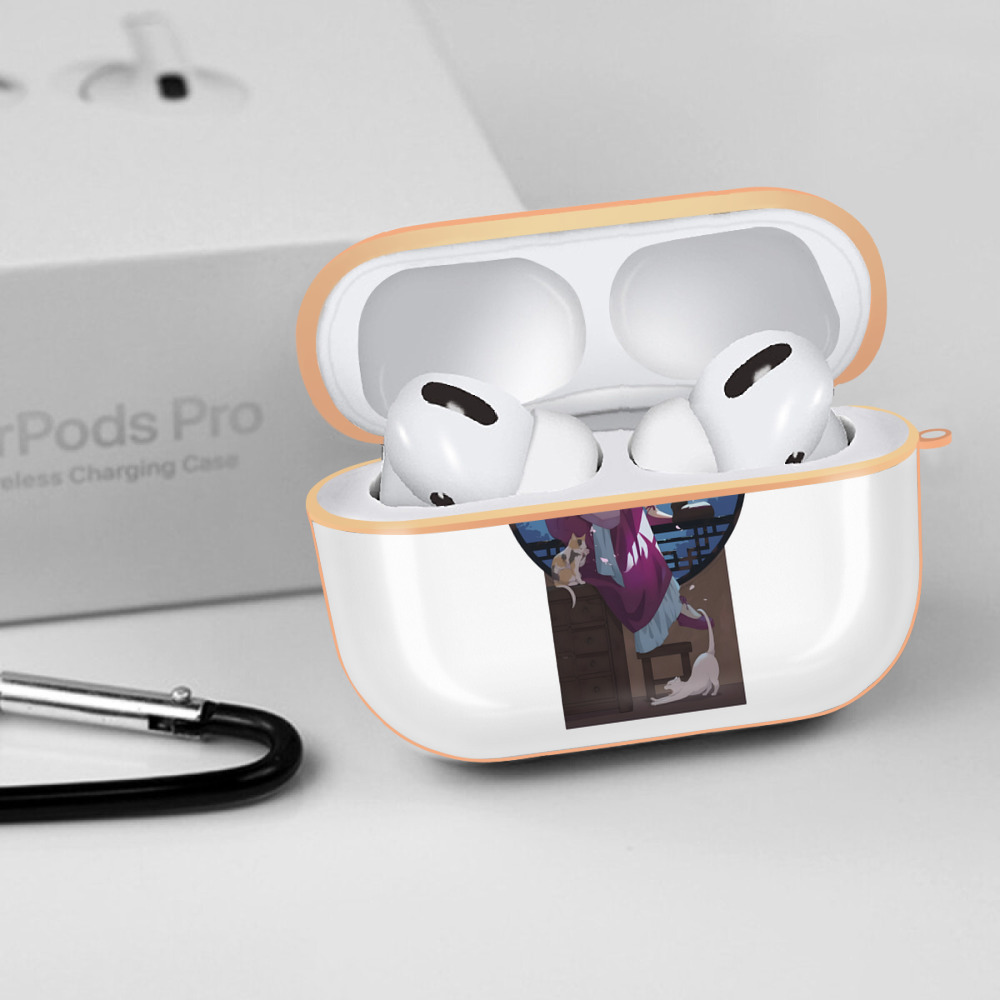 薬屋のひとりごと The Apothecary Diaries 【AirPods Pro用】ハードシェル保護ケース｜耐衝撃・防指紋・カラビナ付き商品仕様