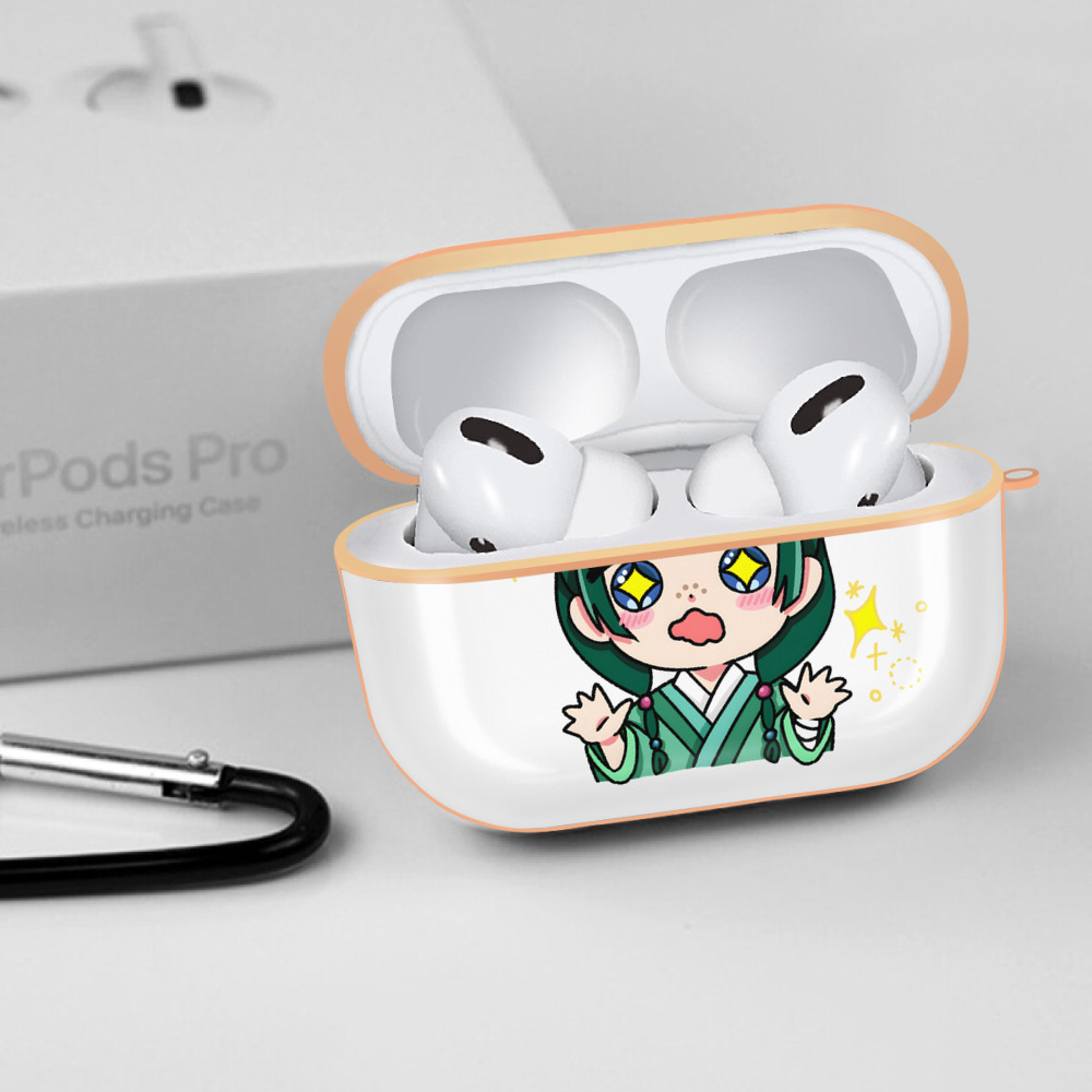 薬屋のひとりごと The Apothecary Diaries 【AirPods Pro用】ハードシェル保護ケース｜耐衝撃・防指紋・カラビナ付き商品仕様
