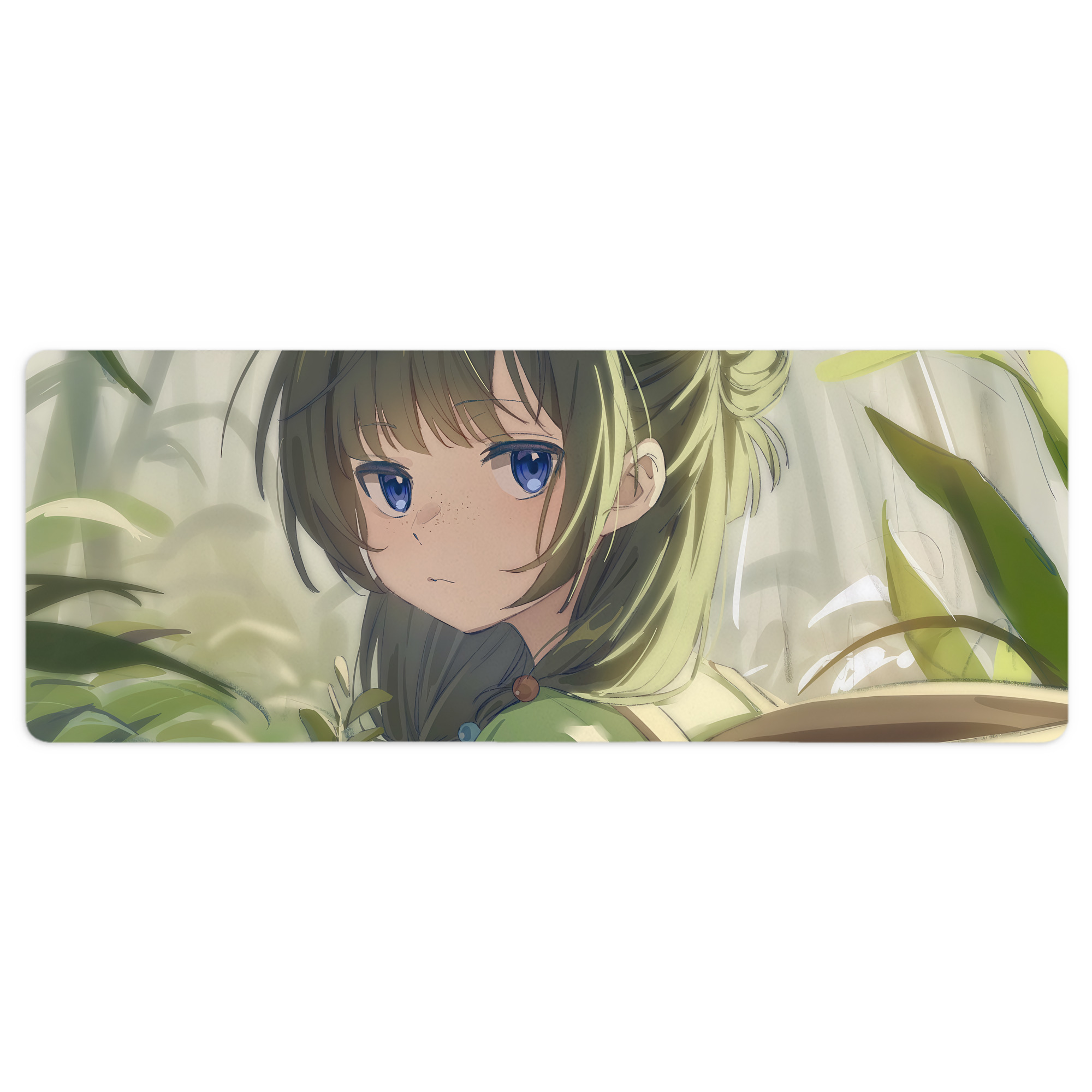 （画像用） 薬屋のひとりごと The Apothecary Diaries ステッチ加工 大判デスクマット／滑り止めマウスパッド