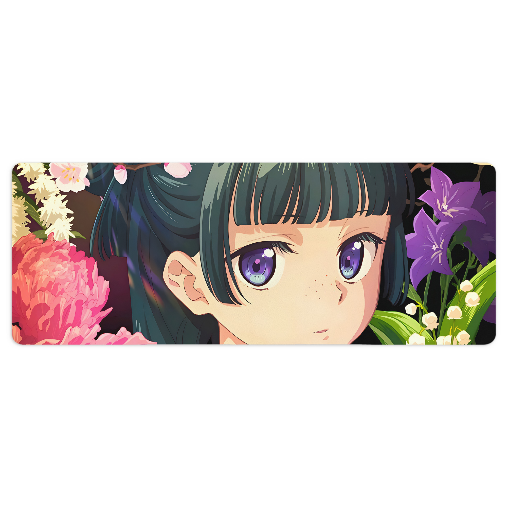 （画像用） 薬屋のひとりごと The Apothecary Diaries ステッチ加工 大判デスクマット／滑り止めマウスパッド