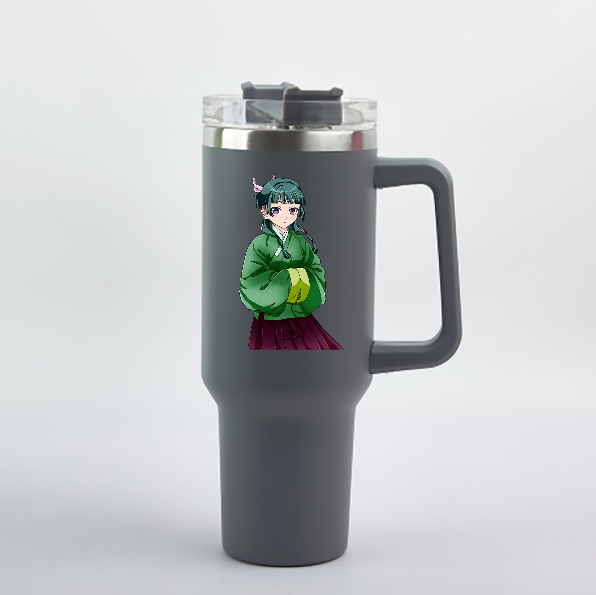 （画像用） 薬屋のひとりごと The Apothecary Diaries 1200mL車用タンブラー - クリスタルステッカー（プラスチックストロー付き）