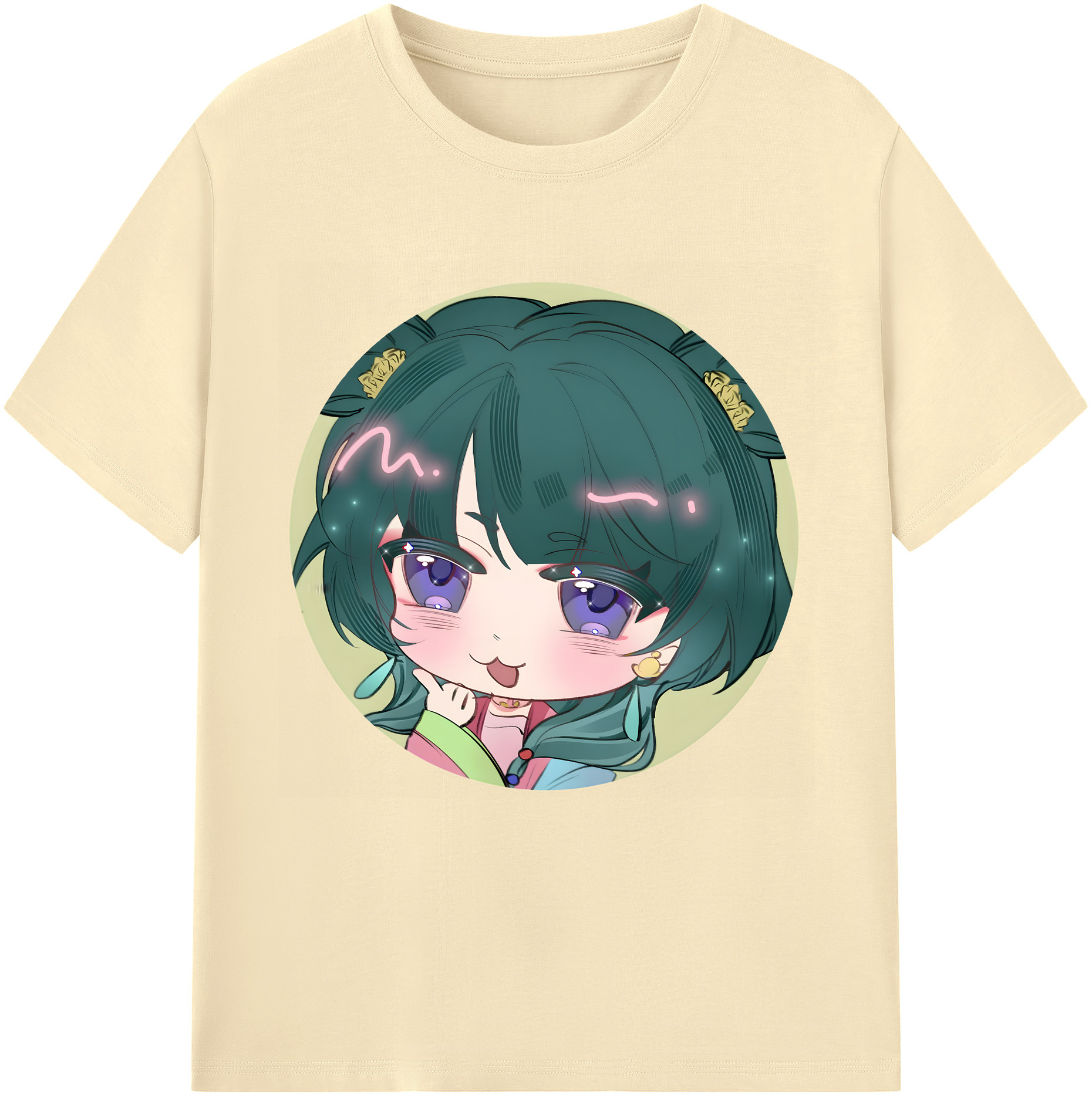 （画像用） 薬屋のひとりごと The Apothecary Diaries 綿100％半袖Tシャツ（フロントプリント）