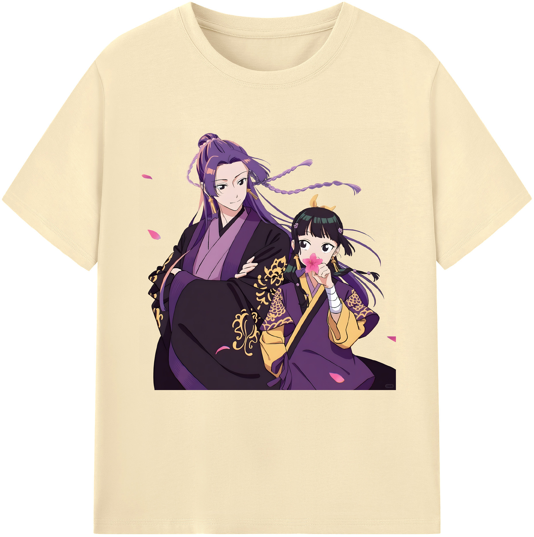 （画像用） 薬屋のひとりごと The Apothecary Diaries 綿100％半袖Tシャツ（フロントプリント）